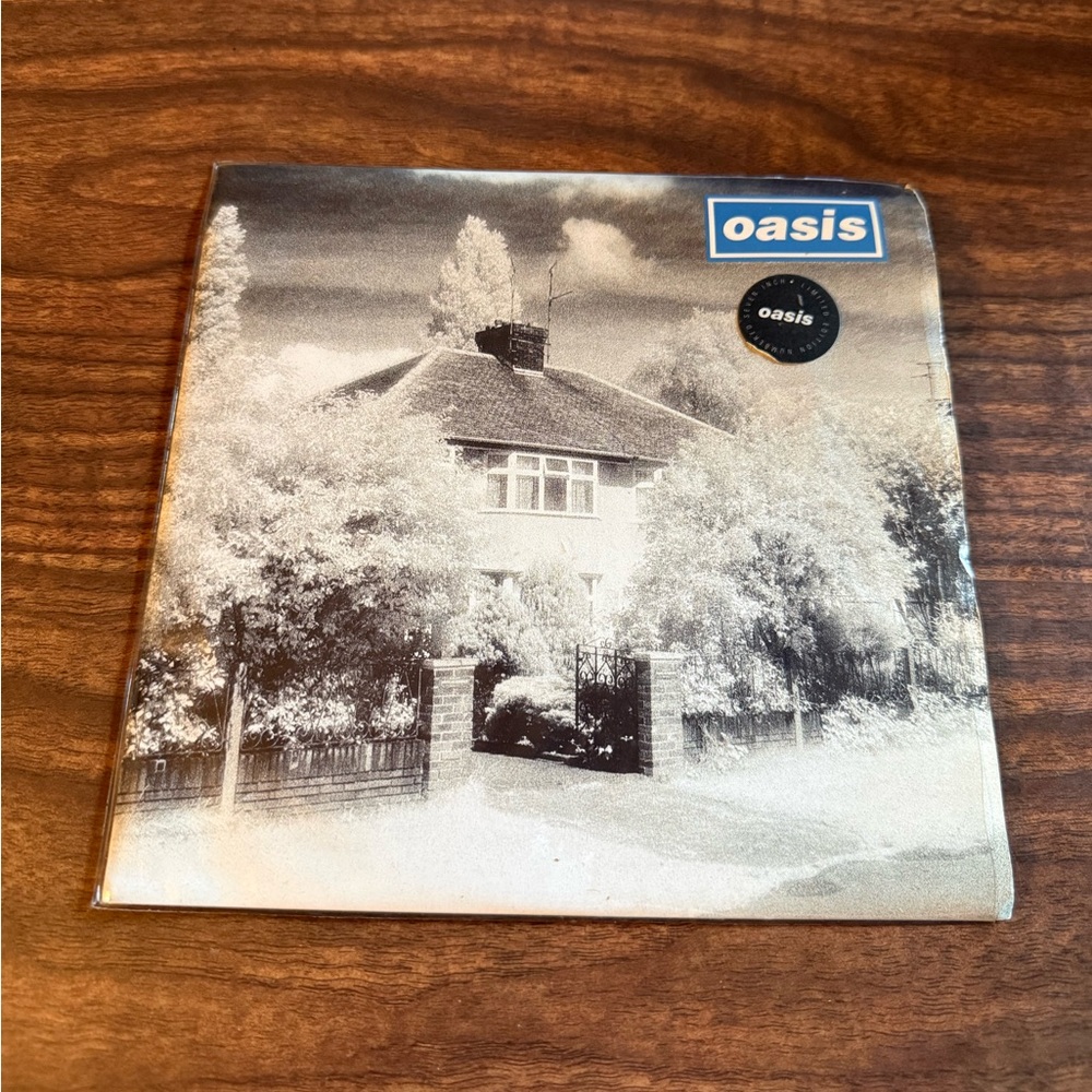 Oasis Live Forever 7” (Please look at all photos & read description)